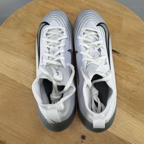 Nike Air Zoom Vapor 1 Men\'s‎ Size 7.5 Football Cleats White Grey FB3298-100 NEW